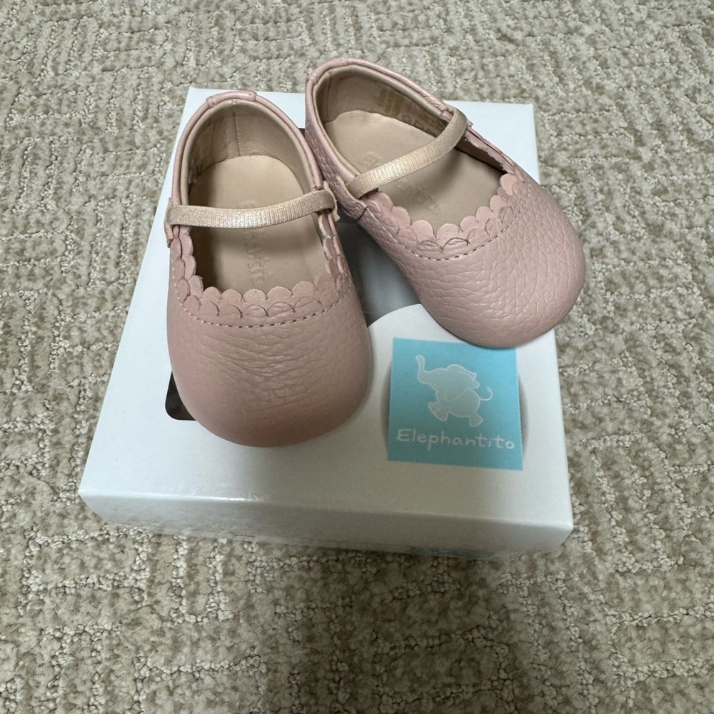 Elephantito Pink Baby Walker Shoes